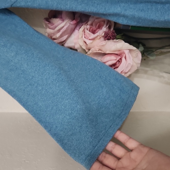 J.Jill Cashmere Cotton Tunic Sweater Lagenlook Coastal Casual Comfy - Picture 6 of 8